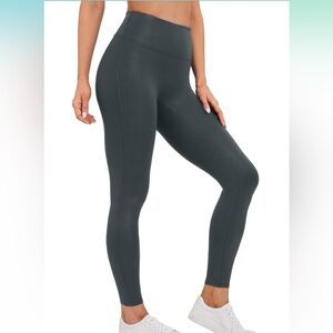 NWT CRZ YOGA Butterluxe Matte Faux Leather Leggings